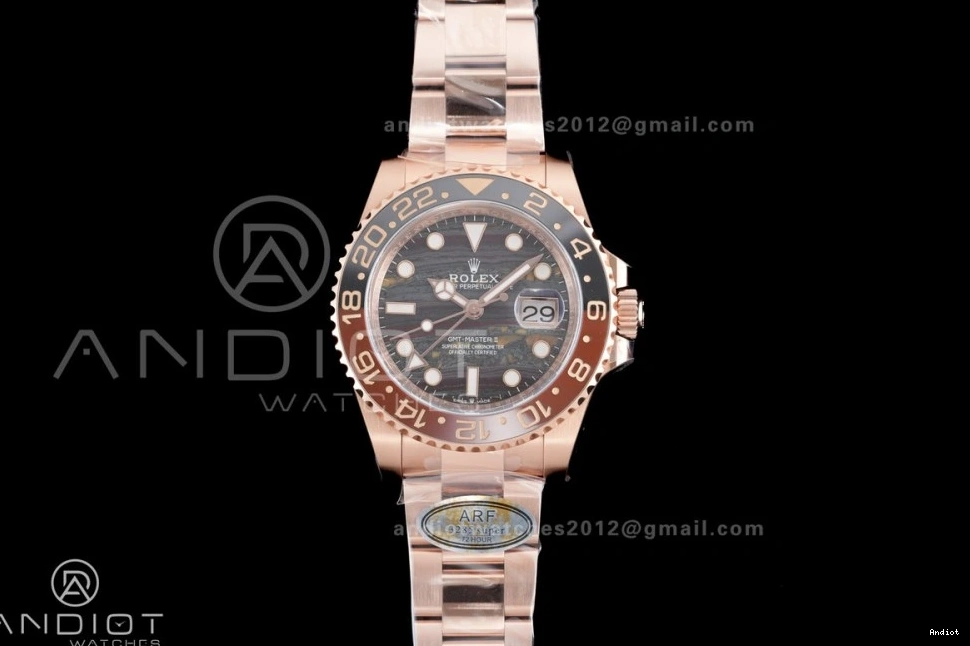 Tiger Iron Bracelet Sh3285 126715 Edition Master Oyster II CHNR on ARF Dial RG Best GMT 1111